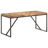Dining Table 160x70x76 cm Solid Acacia and Mango Wood - Extra Image