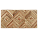 Dining Table 180x90x76 cm Solid Acacia and Mango Wood - Top-Down View