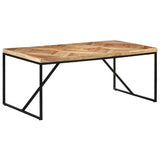Dining Table 180x90x76 cm Solid Acacia and Mango Wood - Low Angle