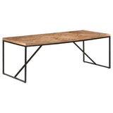 Dining Table 200x90x76 cm Solid Acacia and Mango Wood - Extra Image