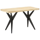 Dining Table 120x60x76 cm Solid Mango Wood - Low Angle