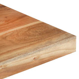 Dining Table 140x70x76 cm Solid Acacia Wood - Side View