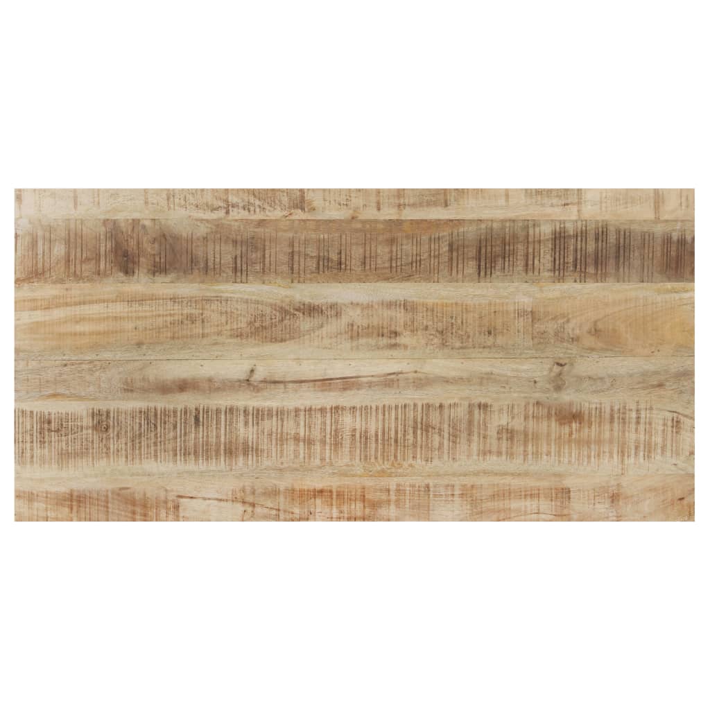 Dining Table 140x70x76 cm Rough Mango Wood