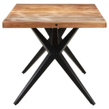 Dining Table 160x80x76 cm Solid Acacia Wood