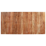 Dining Table 160x80x76 cm Solid Acacia Wood - Rear View
