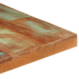 Dining Table 160x80x76 cm Solid Reclaimed Wood - Top-Down View