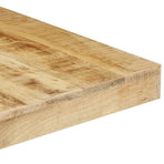 Dining Table 180x90x76 cm Rough Mango Wood