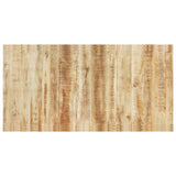 Dining Table 180x90x76 cm Rough Mango Wood