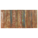 Dining Table 180x90x76 cm Solid Reclaimed Wood - Top-Down View