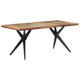 Dining Table 180x90x76 cm Solid Reclaimed Wood - Extra Image