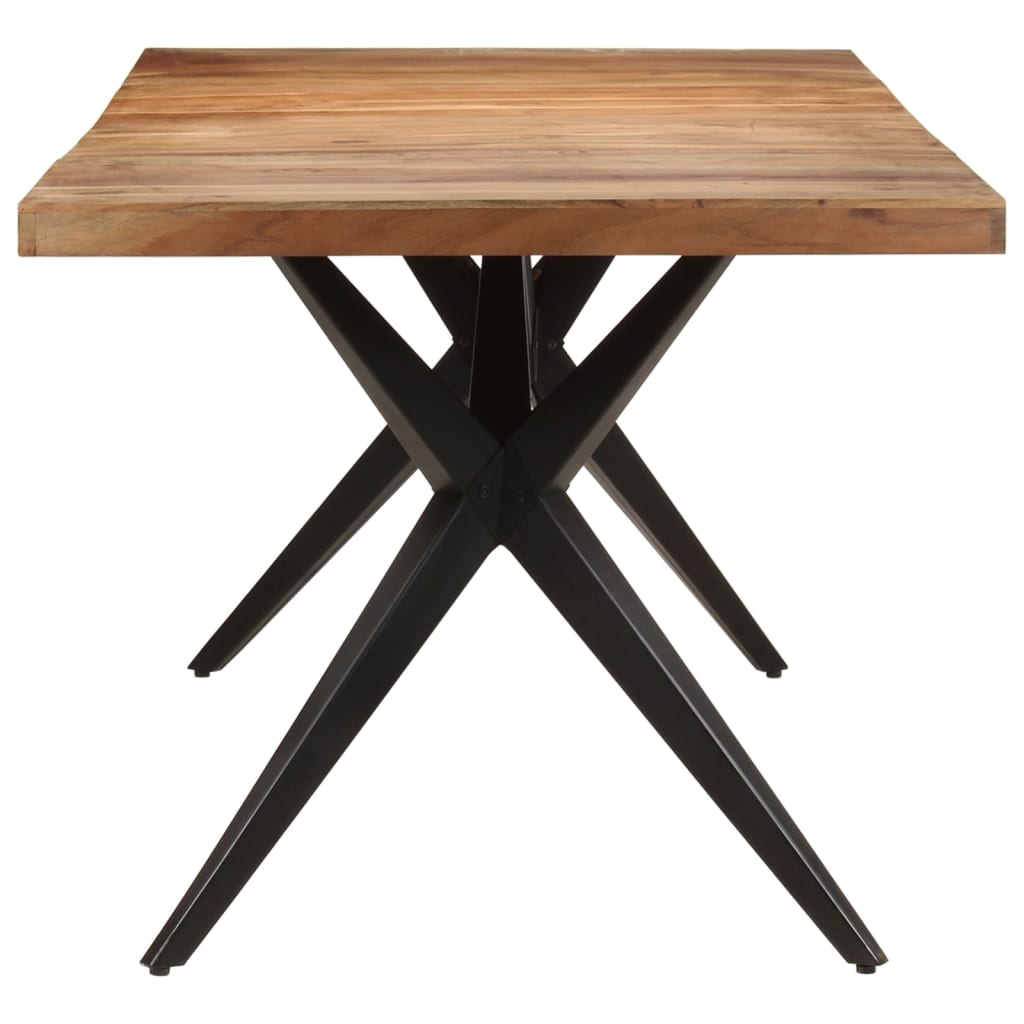 Dining Table 200x90x76 cm Solid Acacia Wood
