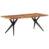 Dining Table 200x90x76 cm Solid Acacia Wood - Low Angle