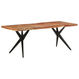 Dining Table 200x90x76 cm Solid Acacia Wood - Extra Image
