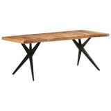 Dining Table 200x90x76 cm Solid Acacia Wood - Extra Image
