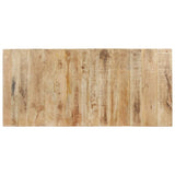 Dining Table 200x90x76 cm Rough Mango Wood