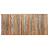Dining Table 200x90x76 cm Solid Reclaimed Wood - Top-Down View
