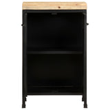 Sideboard 47x35x76 cm Rough Mango Wood - Top-Down View