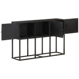 Sideboard 115x30x76 cm Solid Mango Wood - Top-Down View