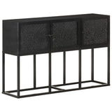 Sideboard 115x30x76 cm Solid Mango Wood - Low Angle