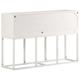 Sideboard 115x30x76 cm Solid Mango Wood - Side View