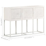 Sideboard 115x30x76 cm Solid Mango Wood