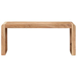 Bench 110x38x46 cm Solid Acacia Wood - Front View
