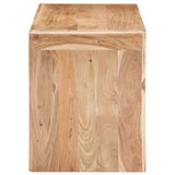Bench 110x38x46 cm Solid Acacia Wood - Side View