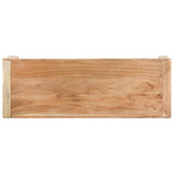 Bench 110x38x46 cm Solid Acacia Wood - Top-Down View