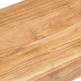 Bench 110x38x46 cm Solid Acacia Wood - Rear View