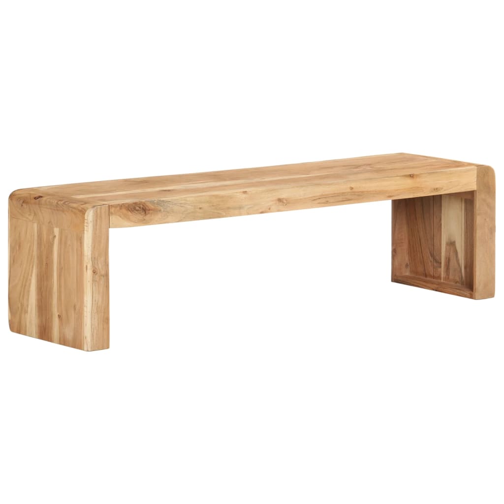 TV Cabinet 120x33x33 cm Solid Acacia Wood