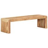 TV Cabinet 120x33x33 cm Solid Acacia Wood - Extra Image