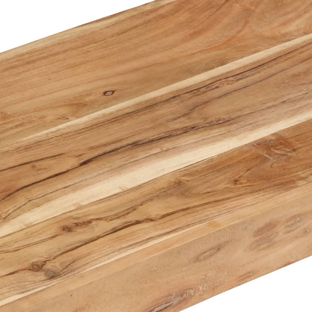 TV Cabinet 120x33x33 cm Solid Acacia Wood