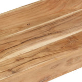 TV Cabinet 120x33x33 cm Solid Acacia Wood - 45-Degree Angle