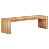 TV Cabinet 120x33x33 cm Solid Acacia Wood - Low Angle