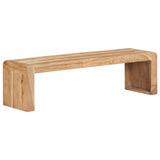 TV Cabinet 120x33x33 cm Solid Acacia Wood - Extra Image