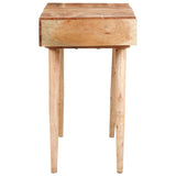 Dressing Table with Mirror 112x45x76 cm Solid Acacia Wood - Top-Down View