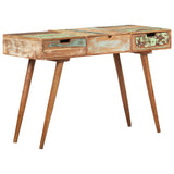 Dressing Table with Mirror 112x45x76 cm Solid Reclaimed Wood - Extra Image