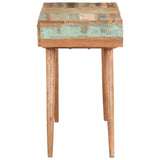 Dressing Table with Mirror 112x45x76 cm Solid Reclaimed Wood - Top-Down View