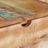 Dressing Table with Mirror 112x45x76 cm Solid Reclaimed Wood - Low Angle