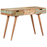 Dressing Table with Mirror 112x45x76 cm Solid Reclaimed Wood - Extra Image