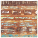 Coffee Table 80x80x28 cm Solid Reclaimed Wood - Top-Down View