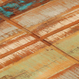 Coffee Table 80x80x28 cm Solid Reclaimed Wood - 45-Degree Angle