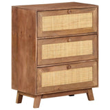 Sideboard 61x35x76 cm Solid Mango Wood - Extra Image