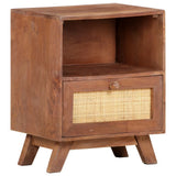 Bedside Cabinet 40x30x50 cm Solid Mango Wood - Extra Image