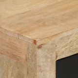 Sideboard 60x35x75 cm Solid Mango Wood - 45-Degree Angle