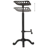 Bar Stool Black Cast Iron - Side View