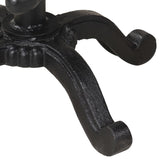 Bar Stool Black Cast Iron - Rear View