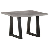 Coffee Table with Live Edges 60x60x40 cm Solid Acacia Wood - Extra Image