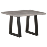 Coffee Table with Live Edges 60x60x40 cm Solid Acacia Wood - Low Angle