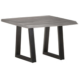 Coffee Table with Live Edges 60x60x40 cm Solid Acacia Wood - Extra Image